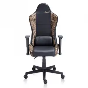 Due Home Gear Leopard Silla Gaming Negra