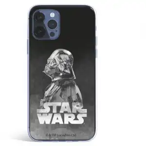 Funda Oficial de Star Wars Darth Vader Fondo Negro para iPhone 12 Pro Max