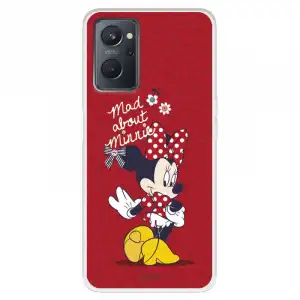 Funda Para Oppo A76 Oficial De Disney Minnie Mad About - Clásicos Disney
