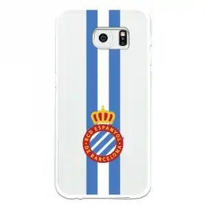 Funda Para Samsung Galaxy S6 Edge Del Rcd Espanyol Escudo Albiceleste Escudo Albiceleste - Licencia Oficial Rcd Espanyol