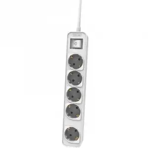Philips CHP2154W/10 Regleta con Interruptor de 5 Tomas 1.5m Blanco