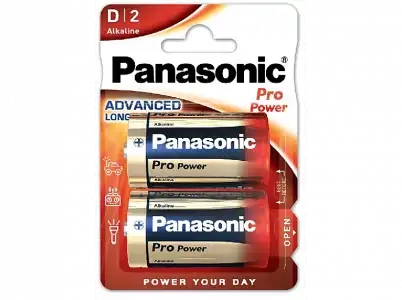 Pilas LR20 - Panasonic Pro Power, 2 uds