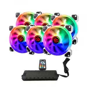 Talius Iris Spectrum ARGB Kit de Centralita + 6 Ventiladores Suplementarios 120 Mm Blancos