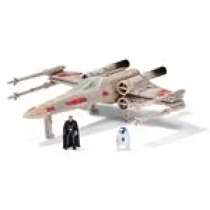 Figura Micro Galaxy Squadron Star Wars Nave X-Wing de Luke Skywalker