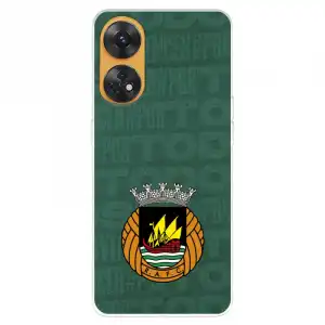 Funda Para Oppo Reno 8t Del Rio Ave Fc Escudo Fondo Verde - Licencia Oficial Rio Ave Fc
