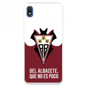 Funda Para Samsung Galaxy A10 Del Albacete Escudo "del Albacete Que No Es Poco" - Licencia Oficial Albacete Balompié