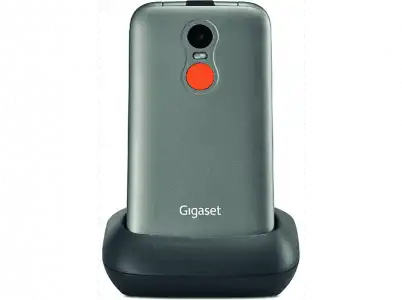 Móvil - Gigaset GL590, Teclas grandes, Botón SOS, Marcaciones directas, Bluetooth, Gris