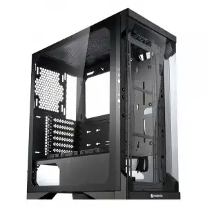 Raijintek Silenos Cristal Templado USB 3.0 Negra