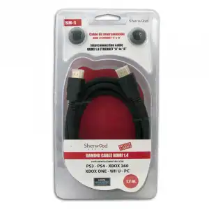 Sherwood SH1 Pack Grips y Cable HDMI 1.4 de 1.7m Negro