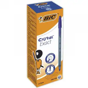 Bic Cristal Exact Ultrafine Caja 20 Bolígrafos Azul