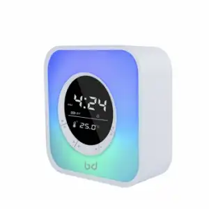 Biwond Altavoz Despertador Daysound Speaker (rgb, Control Táctil, Conexión Usb, Bluetooth, Aux, Cargador Tipo C Incluido, Micro Sd, Multifunción) -