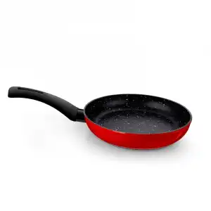 BRA Titanio Sartén de Aluminio Forjado 18cm Negro/Rojo