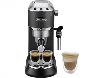 Cafetera express - De'Longhi Dedica EC685.BK, Thermoblock, Espresso manual, Función 2 tazas, 1300 W, 15 bar, Negro