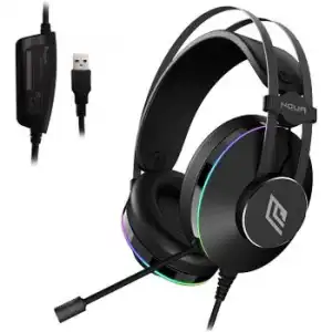 Cuffie Gaming Noua Pillar Usb Con Microfono Flessibile Omnidirezionale E Audio Surround Virtuale 7 1 E Illuminazione Rgb Rainbow