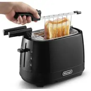 Delonghi Ctlap2203.bk Tostadora 2 Rebanada(s) Negro 550 W