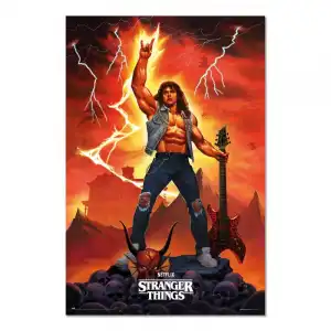 Erik Editores Póster Stranger Things Eddie