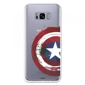 Funda Oficial Escudo Capitan America Para Samsung Galaxy S8 Plus