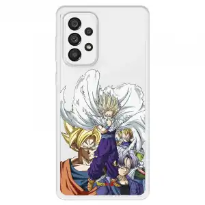 Funda Para Samsung Galaxy A73 5g Oficial De Dragon Ball Guerreros Saiyans - Dragon Ball