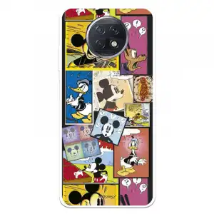 Funda Para Xiaomi Redmi Note 9t Oficial De Disney Mickey Comic - Clásicos Disney