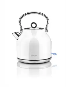 Hervidor Haeger Art Deco 1,7L Blanco