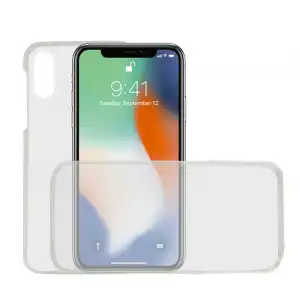Ksix Funda Flex 360 para iPhone XR Transparente