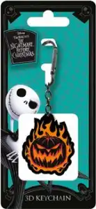 Llavero Disney Pesadilla antes de Navidad Calabaza en llamas 6cm