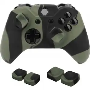 Nitho Kit Funda de Silicona + Grips Camo para Xbox One
