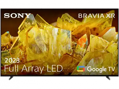 TV LED 85" - Sony BRAVIA XR 85X90L, Full Array LED, 4K HDR 120, HDMI 2.1 Perfecto PS5, Google TV, Alexa, Siri, Eco, Core, Marco Aluminio, IA