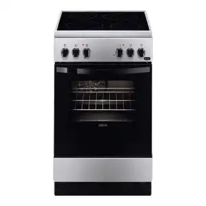 Zanussi - Cocina Compacta 50 Cm, Placa Vitrocerámica 4 Zonas Y Horno Eléctrico - ZCV550G1XA