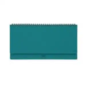 Agenda de escritorio 2024 Legami 13 meses semana vista Malachite Green multilingüe