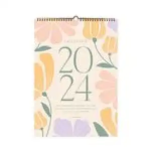 Calendario de pared 2024 Charuca A3 12 Mantras para florecer
