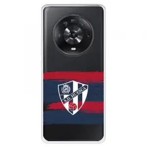 Funda Para Huawei Honor Magic4 Lite Del Sd Huesca Rayas Transparente - Licencia Oficial Sd Huesca