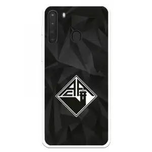 Funda Para Samsung Galaxy A21 Del Académica De Coimbra Escudo Fondo Negro - Licencia Oficial Académica De Coimbra