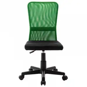 VidaXL Silla de Oficina Malla Negra/Verde