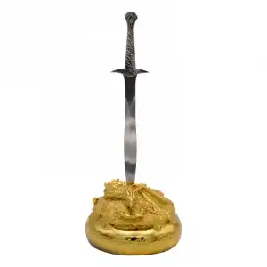 Amont Figura Smaug y Dardo Frodo El Señor de Los Anillos 29cm