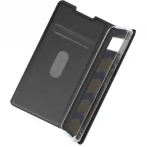 Avizar Funda Tarjetero Dux Ducis con Soporte Negra para Google Pixel 6