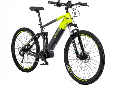Bicicleta eléctrica - Youin MTB Mont Blanc, Potencia 250W, Velocidad 25 km/h, Autonomía 95 km, Amarillo y negro