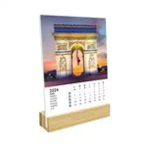 Calendario de mesa 2024 mes visto París