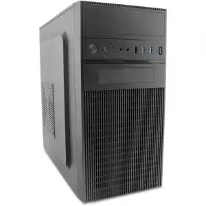 Coolbox M580 Mid Tower USB 3.2 Negra + Fuente de Alimentación 500W