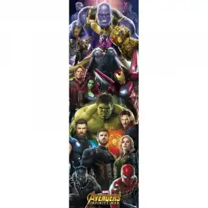 Erik Póster de Puerta Marvel Vengadores Infinity War 158x53cm