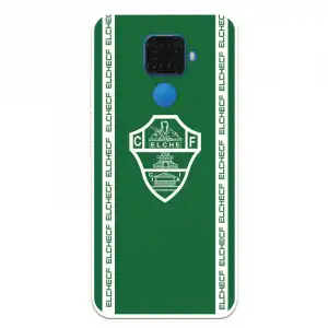 Funda Para Huawei Mate 30 Lite Del Elche Cf Escudo Fondo Verde Escudo Fondo Verde - Licencia Oficial Elche Cf