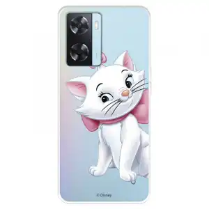 Funda Para Oppo A57s Oficial De Disney Marie Silueta - Los Aristogatos