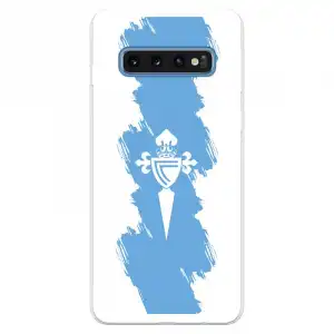 Funda Para Samsung Galaxy S10 Plus Del Celta Escudo Trazo Azul - Licencia Oficial Rc Celta