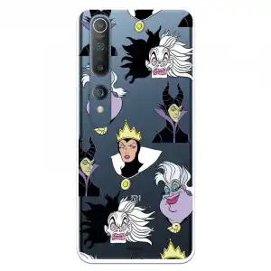 Funda Para Xiaomi Mi 10 Oficial De Disney Villanas Patrón - Villanas Disney