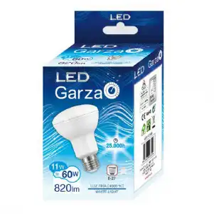 Garza Bombilla Reflectora R80 LED 11W E27 Blanco Neutro