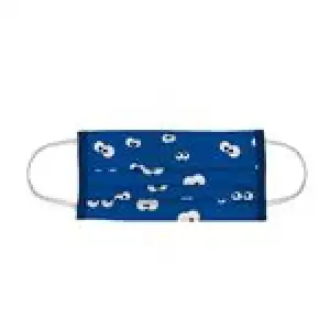 Mascarilla para adultos Indigofabrics higiénica reutilizables ojos azul