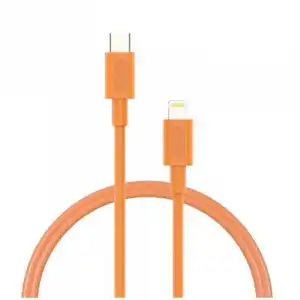Nubbeh Elisium Cable USB-C a Lightning 1m 2A Naranja