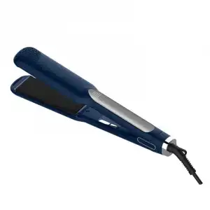 Tahe Tuft Diamond Plus Plancha de Pelo Ancho de Placa 5cm con Estuche Azul
