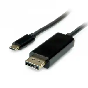 Value Cable USB-C 3.1 a Displayport Macho/Macho 1m Negro