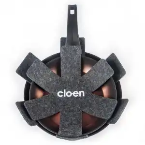 Cloen Set de 3 Protectores de Sartenes Antideslizantes 1x30cm/2x38cm